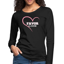 Load image into Gallery viewer, Favor-Women's Premium Long Sleeve T-Shirt - black
