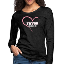 Load image into Gallery viewer, Favor-Women's Premium Long Sleeve T-Shirt - charcoal gray

