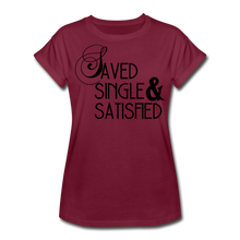 Load image into Gallery viewer, Stacie's Women's Relaxed Fit T-Shirt - burgundy
