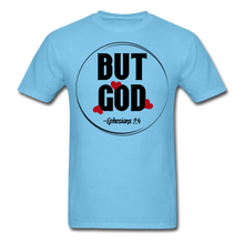 Load image into Gallery viewer, But GOD Unisex Classic T-Shirt - aquatic blue
