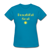 Load image into Gallery viewer, Beautiful Soul Women's T-Shirt - turquoise
