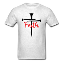 Load image into Gallery viewer, Faith Nail-Unisex Classic T-Shirt - light heather gray
