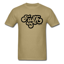 Load image into Gallery viewer, Faith retro-Unisex Classic T-Shirt - khaki
