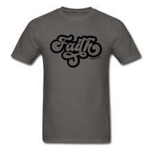 Load image into Gallery viewer, Faith retro-Unisex Classic T-Shirt - charcoal
