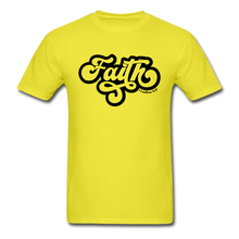 Load image into Gallery viewer, Faith retro-Unisex Classic T-Shirt - yellow

