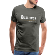Load image into Gallery viewer, Business Men's Premium T-Shirt - asphalt gray
