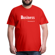 Load image into Gallery viewer, Business Men's Premium T-Shirt - red
