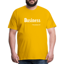 Load image into Gallery viewer, Business Men's Premium T-Shirt - sun yellow
