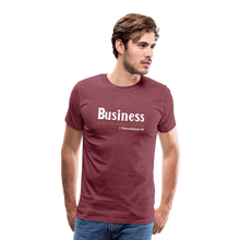 Load image into Gallery viewer, Business Men's Premium T-Shirt - heather burgundy
