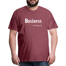 Load image into Gallery viewer, Business Men's Premium T-Shirt - heather burgundy

