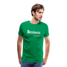 Load image into Gallery viewer, Business Men's Premium T-Shirt - kelly green
